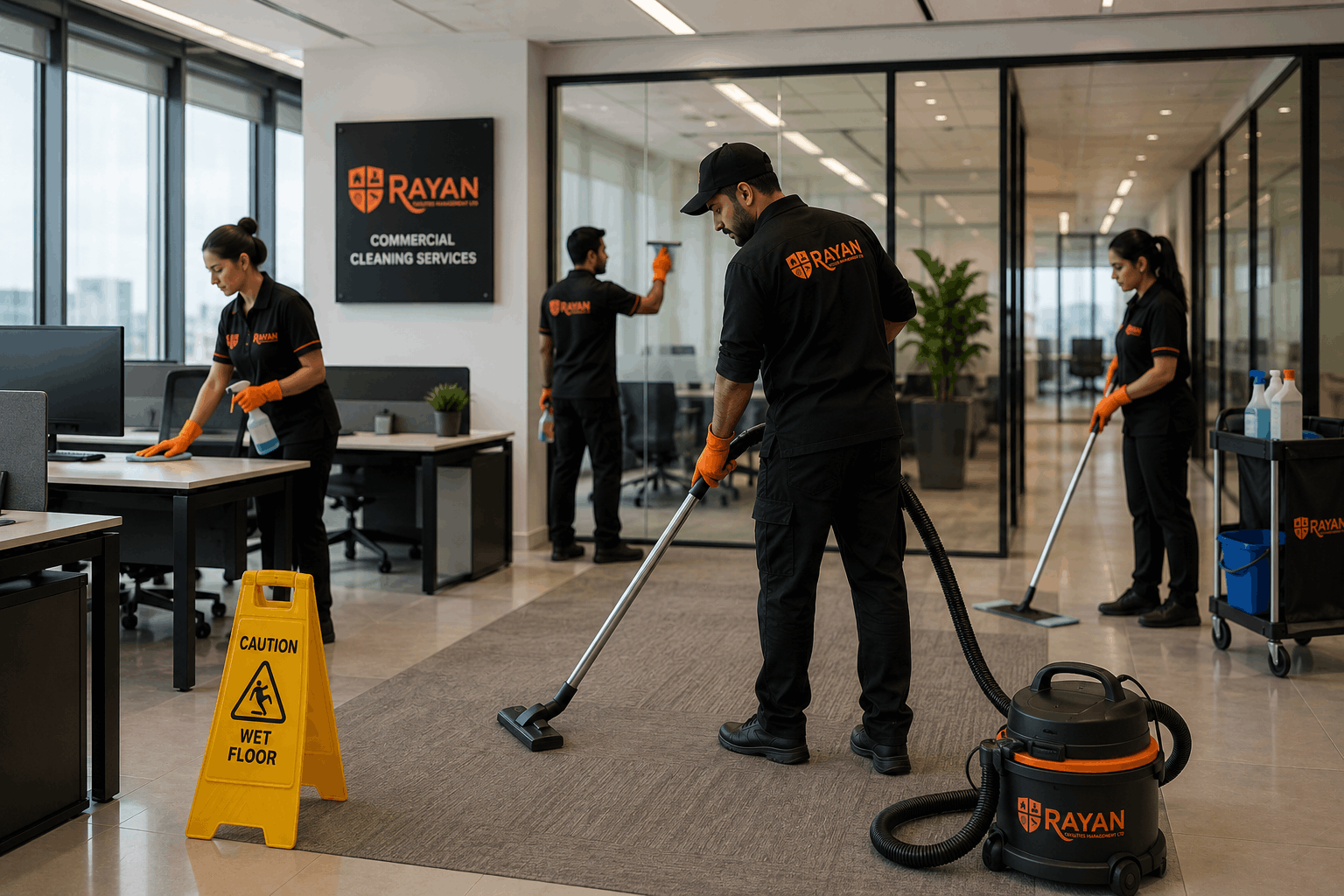 commercial cleaning rayan